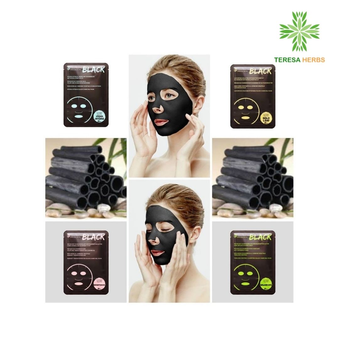 Mặt Nạ Than Hoạt Tính GOLD FLACKES TIMELESS TRUTH MASK Dưỡng Ẩm, Giúp Da Mềm Mại | Mặt Nạ Dưỡng Sáng Da ( Hộp 5 miếng)