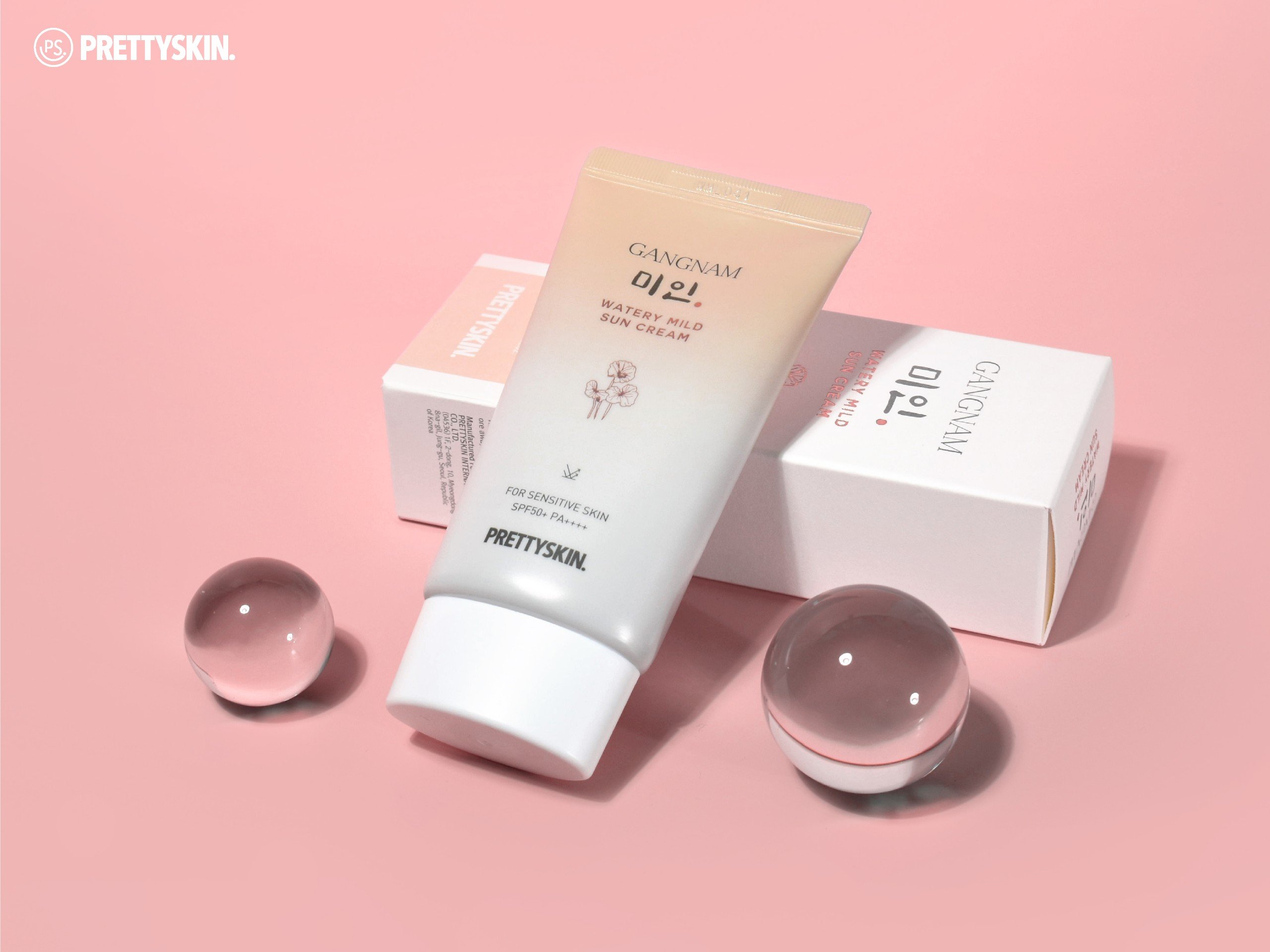Kem chống nắng cấp nước dành cho da khô Pretty Skin Gangnnam Min Watery Mild Sun Cream