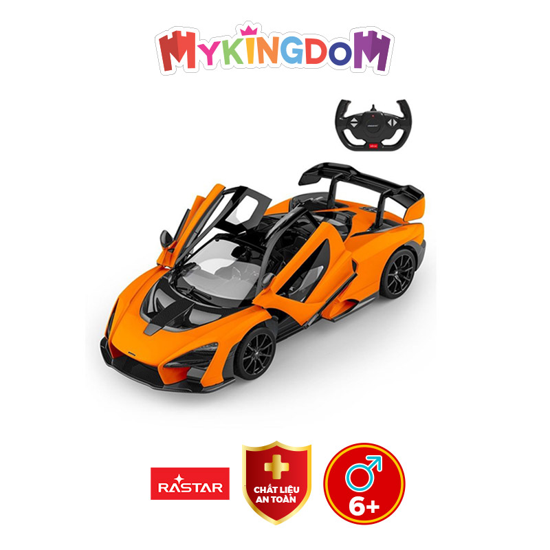 Đồ Chơi RASTAR Xe R/C 1:14 Mclaren Senna Có Thể Mở Cửa Màu Cam R96600/ORA