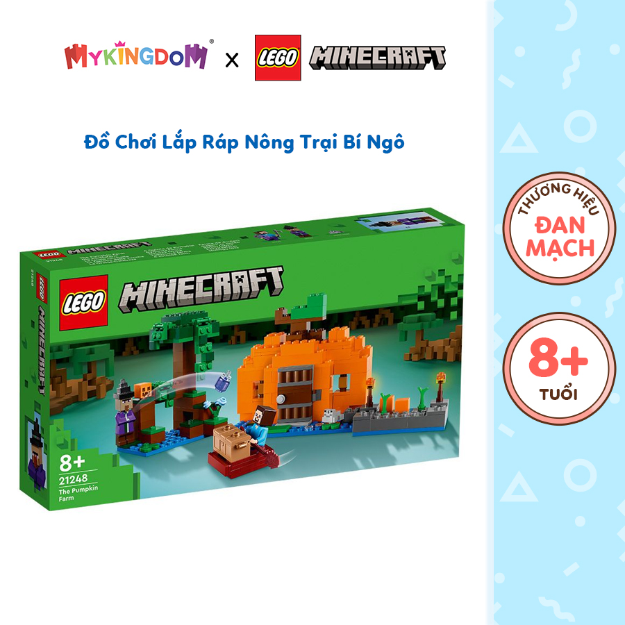 Đồ Chơi Lắp Ráp Nông Trại Bí Ngô LEGO MINECRAFT 21248 (257 chi tiết)