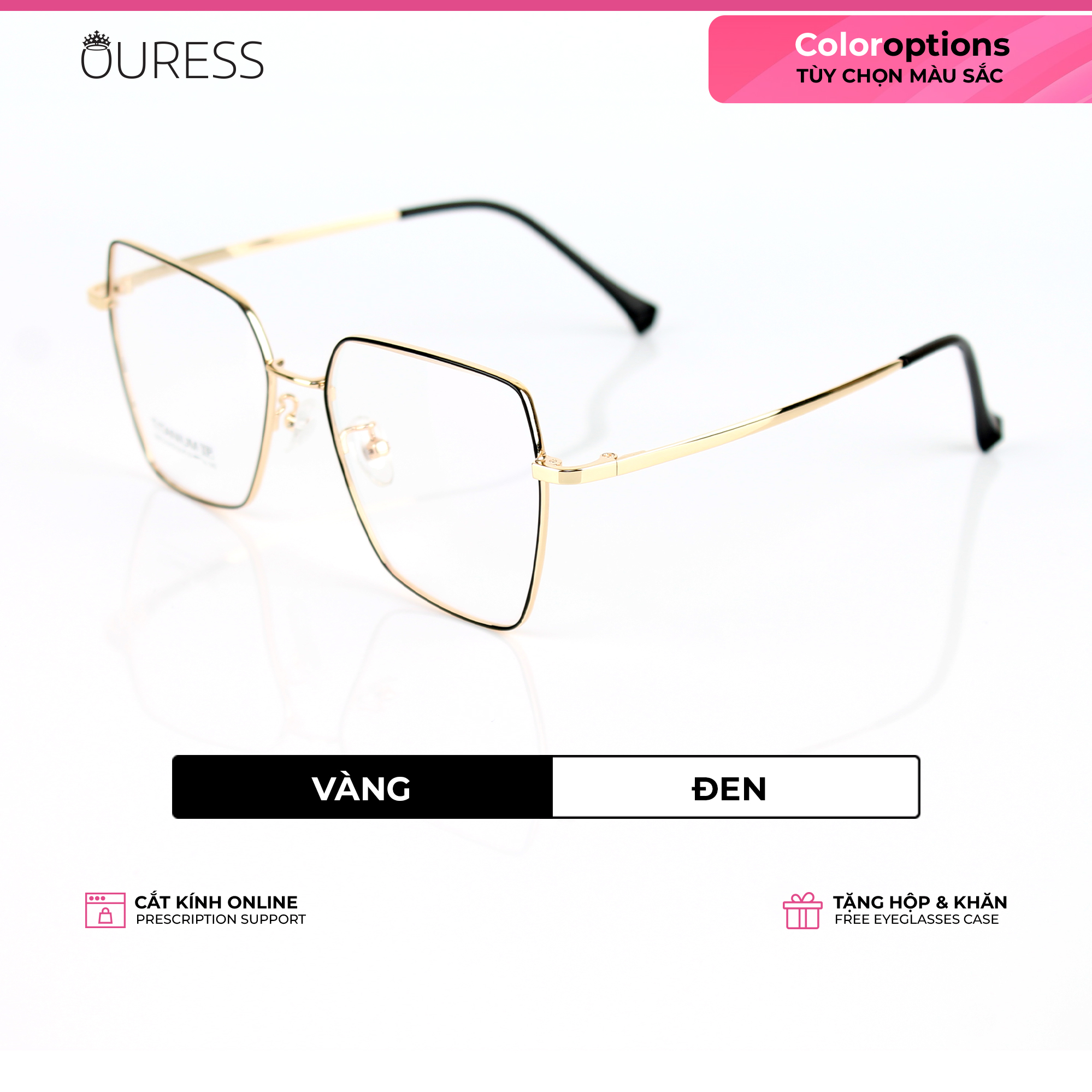 GỌNG KÍNH 5201314 TITAN CHẤT LIỆU VƯỢT TRỘI SIÊU NHẸ SIÊU BỀN – OURESS