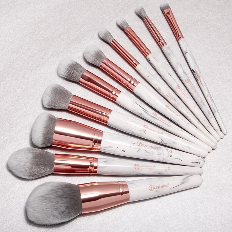 Bộ Cọ Trang Điểm Bh Cosmetics Marble Luxe 10 Piece Brush Set