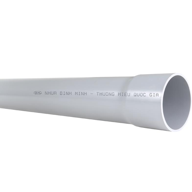 Ống nước PVC phi 21, 27, 34, 42, 49, 60, 90, 114 Bình Minh (bán theo mét)