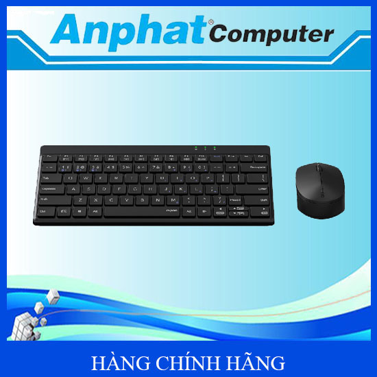 Bộ Bàn Phím Chuột Không Dây Rappo 8000GT Black/White – Hàng Chính Hãng