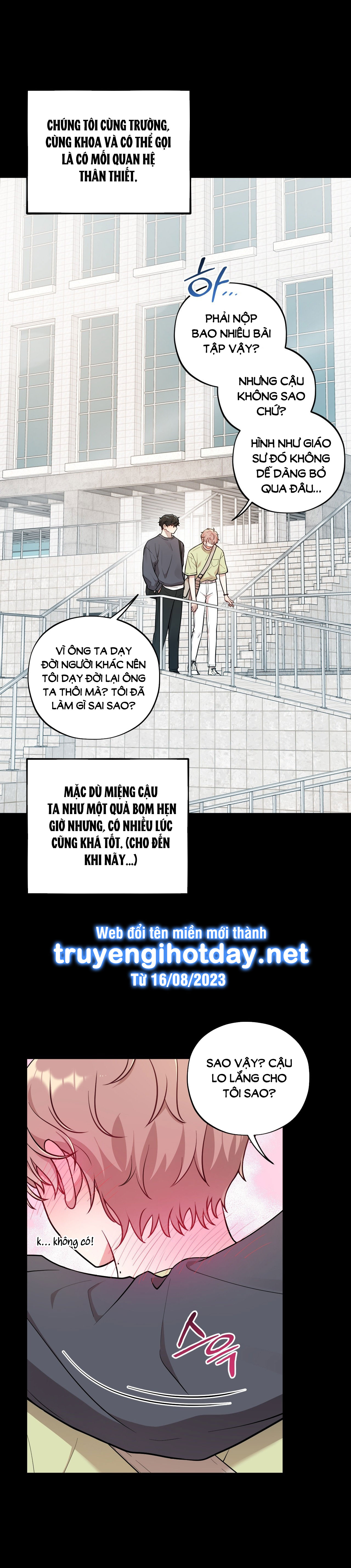 [Tuyển Tập Truyện Ngắn Giả Lập Hẹn Hò] Giờ Cậu Đi Xuống Hộ Tôi Không Được Sao chapter 1.1 - Trang 9