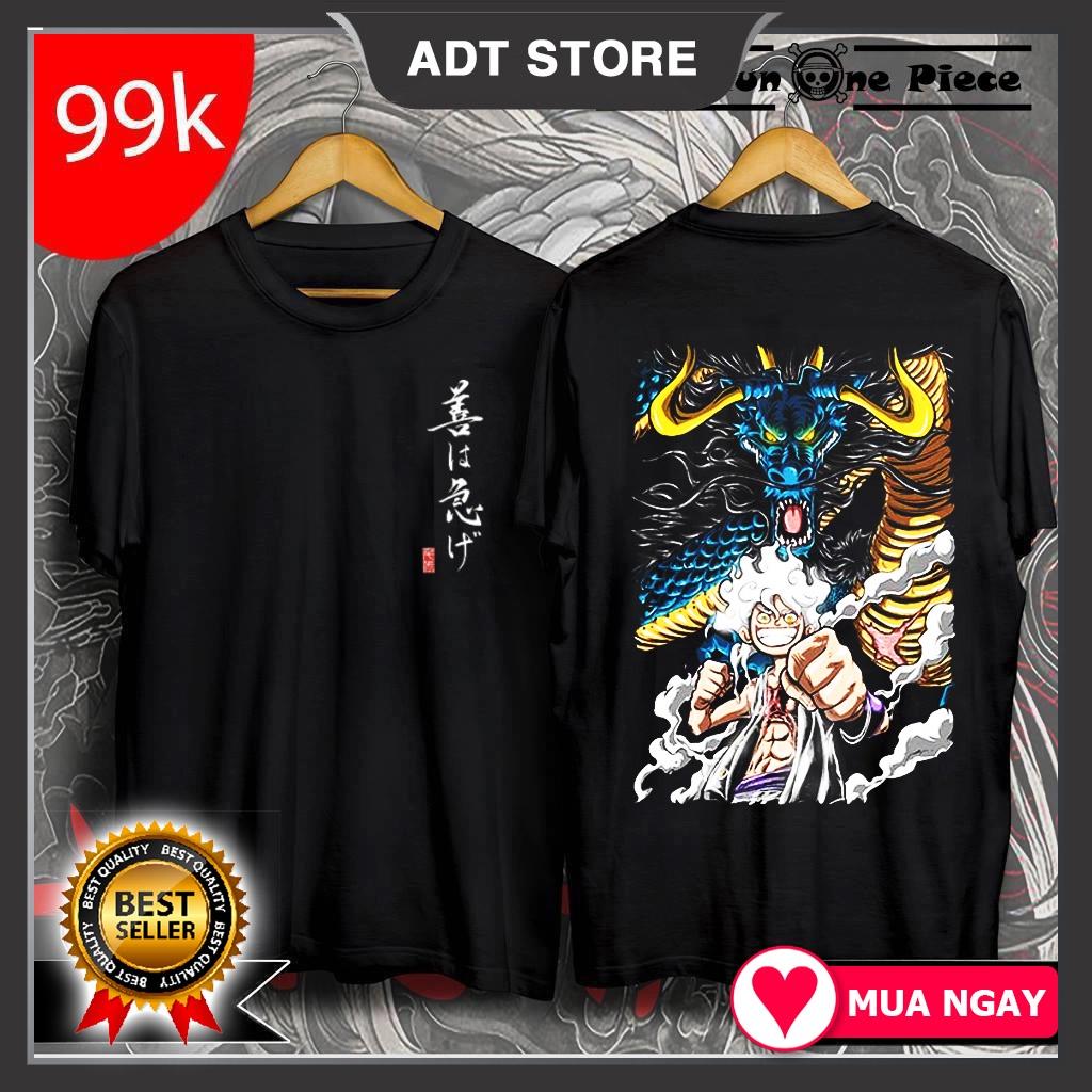 Top 5 Mẫu Áo thun One Piece Luffy Gear 5 Anime Đảo Hải Tặc siêu chất, giá rẻ cực HOT mẫu bán chạy