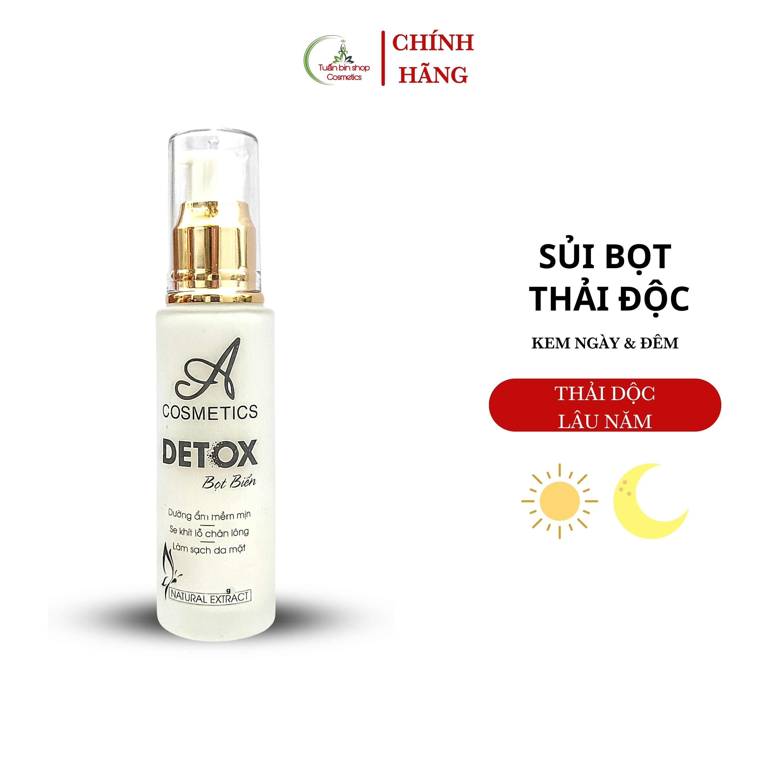 Combo dưỡng trắng da mặt hoàn hảo Acosmetics, kem face pháp, serum dưỡng ẩm, sữa rửa mặt trà xanh x2, detox bọt biển 220g