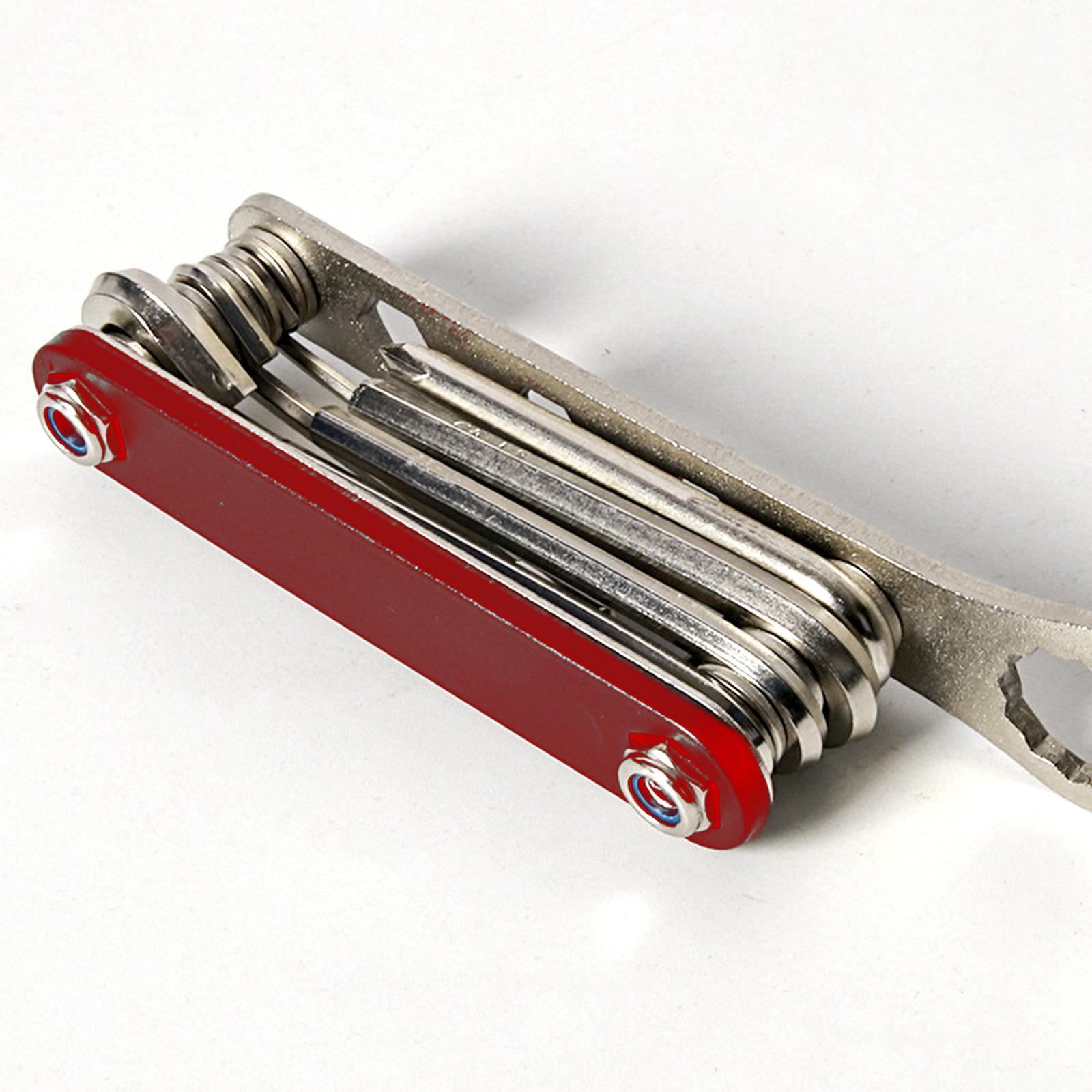 Bike Repair Set Bicycle Multi Function 12 in 1 Tool Kit Allen Wrench Portable Multi Tool Maintenance for Road Mountain Road Bike