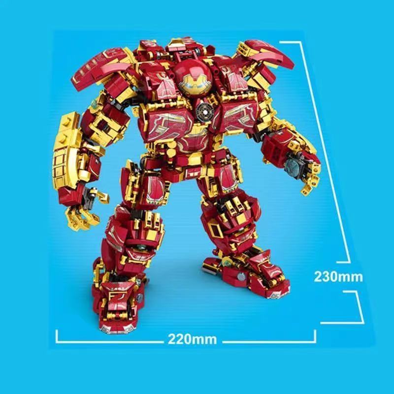 Xếp hình Hulkbuster Iron man 820pcs Đồ chơi lắp ráp mô hình robot hulkbuster iron man người sắt- đồ chơi trẻ em