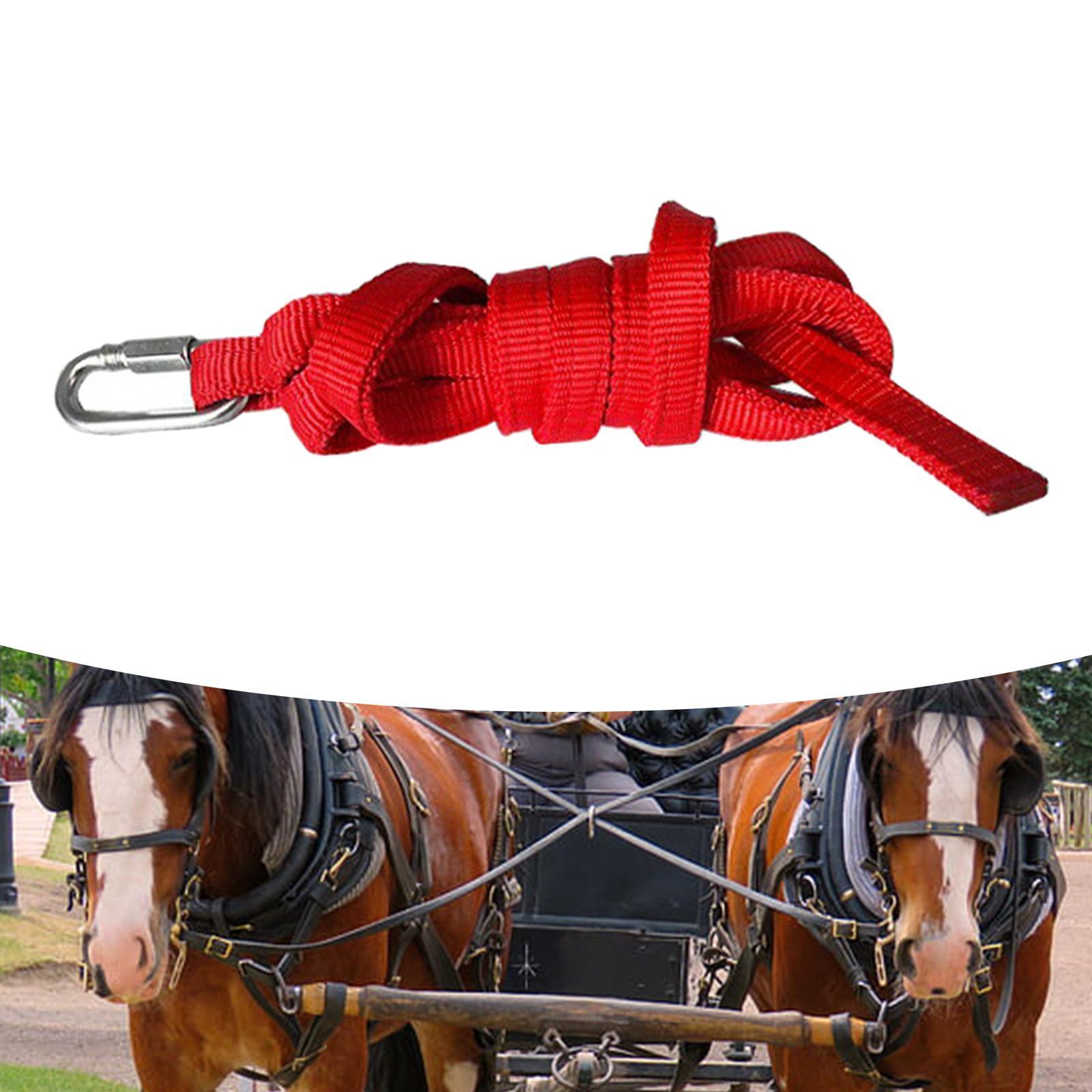 Practical Horse Leading Rope Without Horse Halter for Livestock Double Layers Accessories Equestrian Rein Halters Bolt Snap