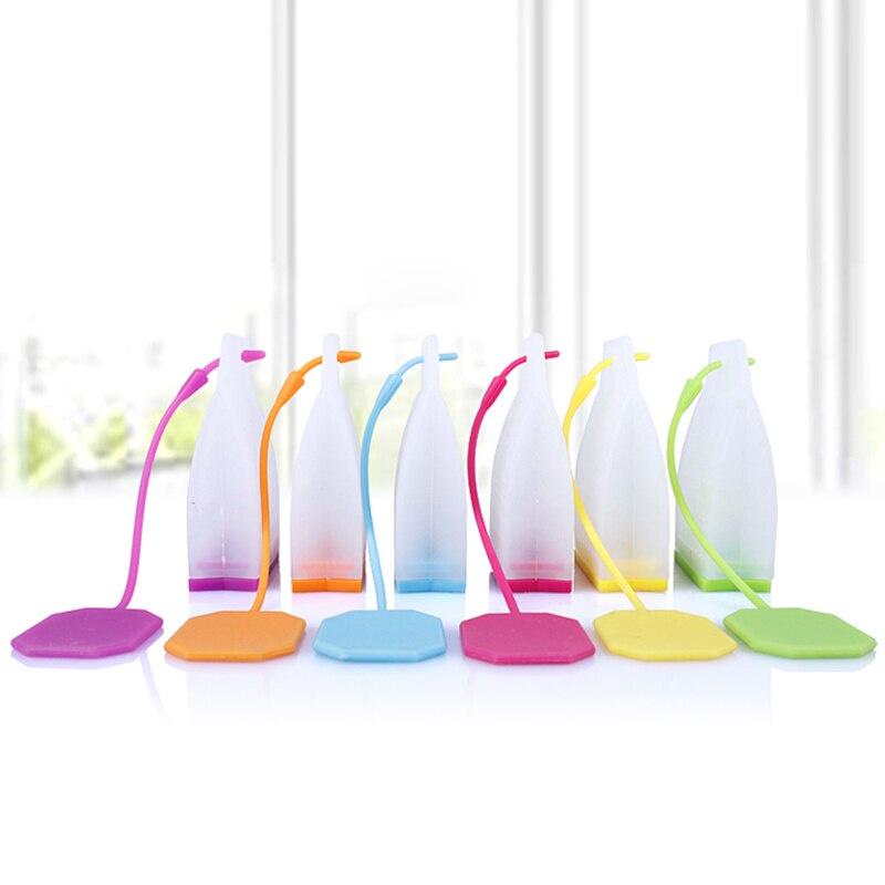 Bag Style Tea Strainers Infuser Strainer Food Grade Silicone Tea Bag Leaf Filter Diffuser Teaware Teapot Accessory Kitchen Tools