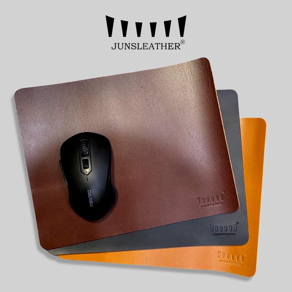 Miếng lót chuột Da bò nguyên tấm kháng nước của Junsleather