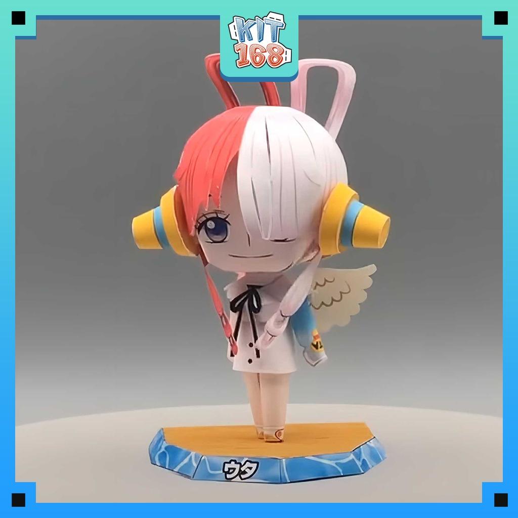 Mô hình giấy Anime Game Chibi Uta - One Piece + kit hộp trang trí