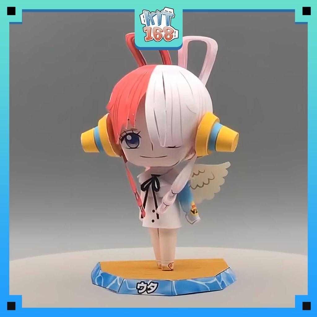 Mô hình giấy Anime Game Chibi Uta - One Piece + kit hộp trang trí