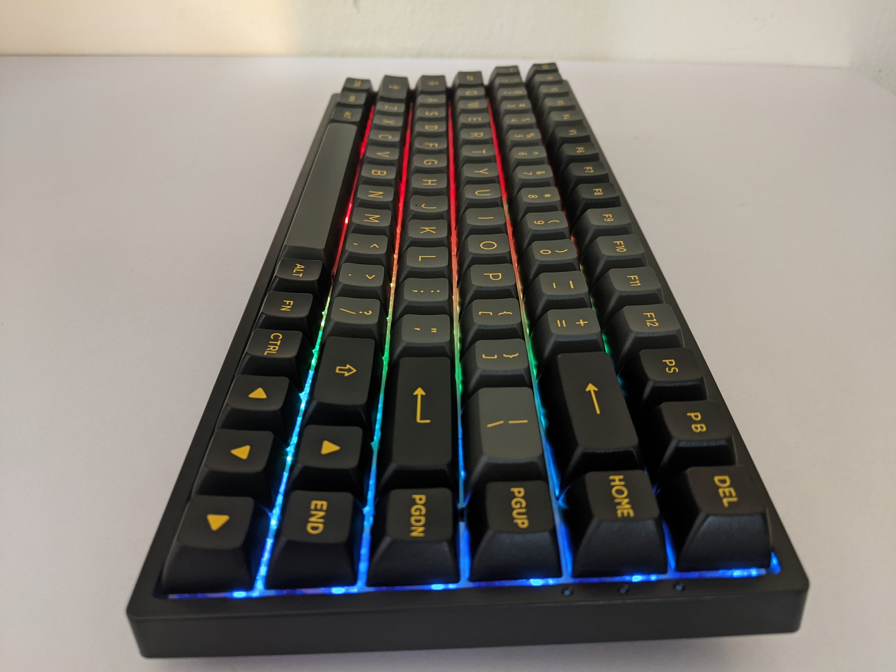 Bàn phím cơ không dây AKKO 3084B Plus Black Gold _Mới, Hàng chính hãng