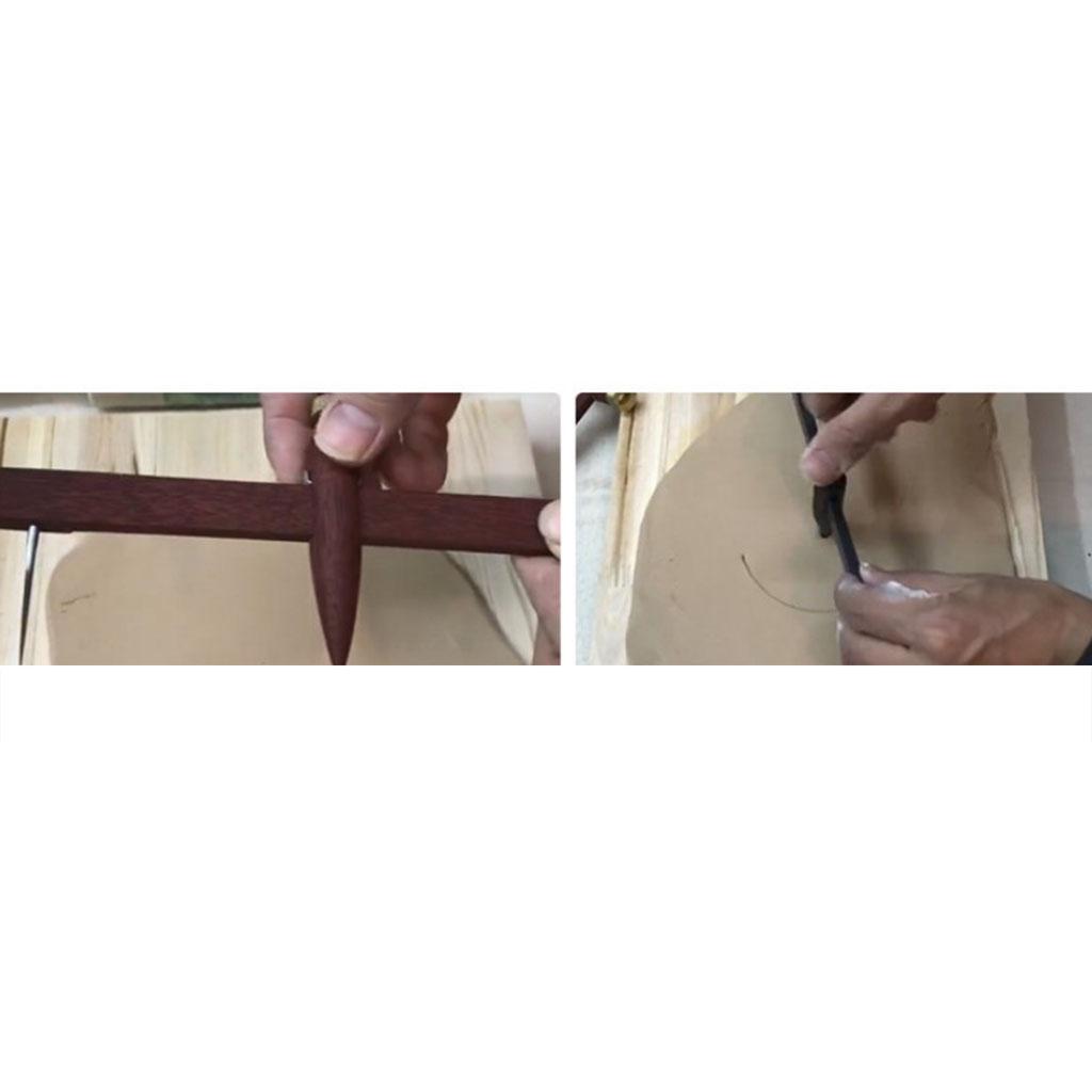Wooden Compass Circle Cutter Circular Cutting Tools Measuring Ruler Caliper Clay for DIY Clay Pottery Ceramic Modeling 1-18cm