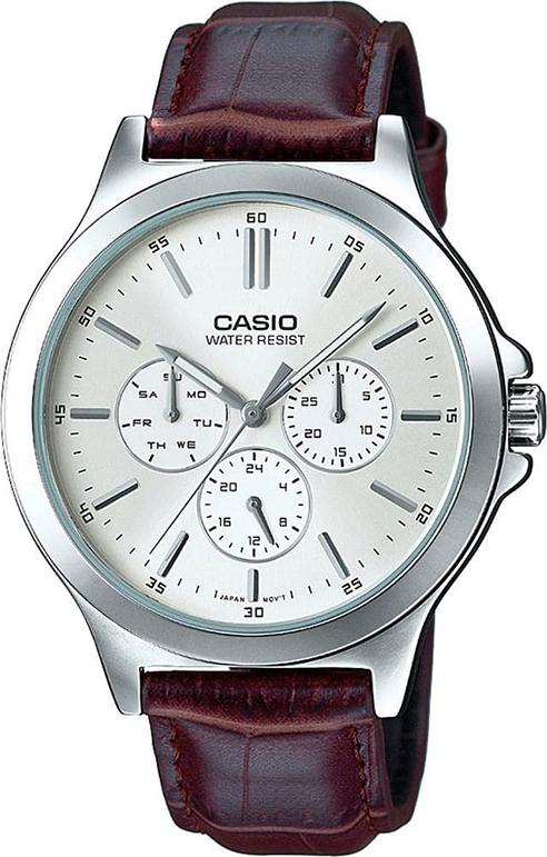 Đồng Hồ Nam Dây Da Casio MTP-V300L-7AUDF (39.4 x 44 mm)