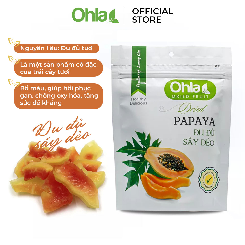 Đu đủ sấy dẻo Ohla - 100g