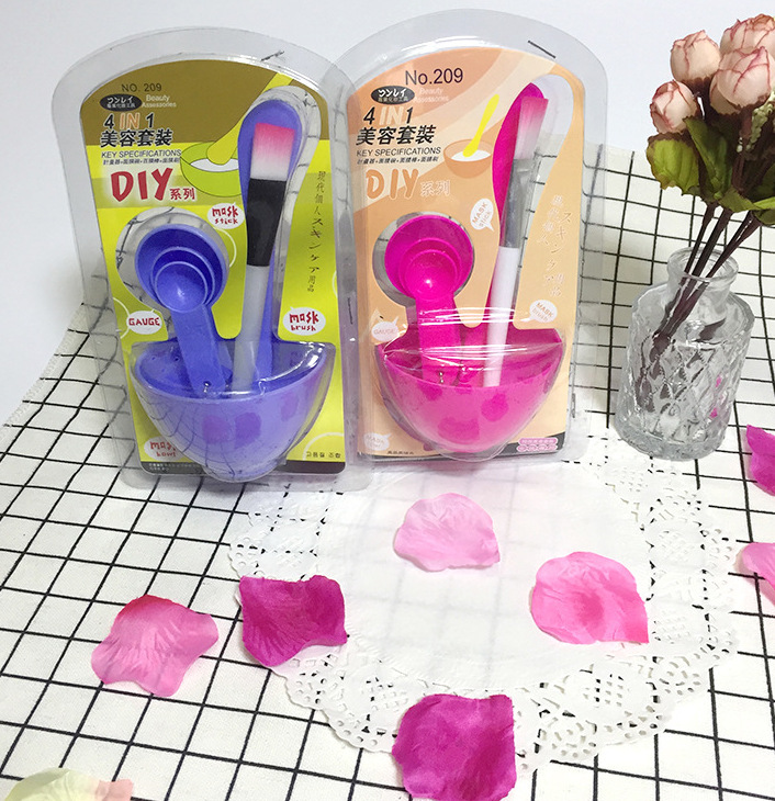 Combo 4 món dụng cụ trộn mặt nạ 4 In 1 DIY