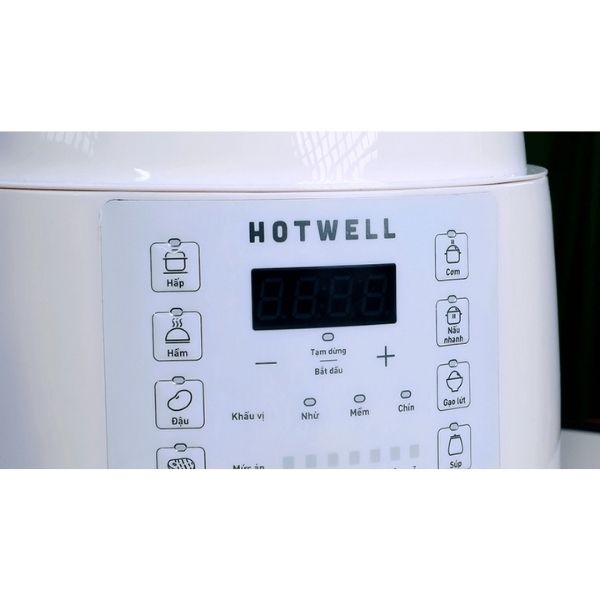 NỒI ÁP SUẤT ĐIỆN TỬ HOTWELL PE50H1 5 LÍT - Hàng chính hãng