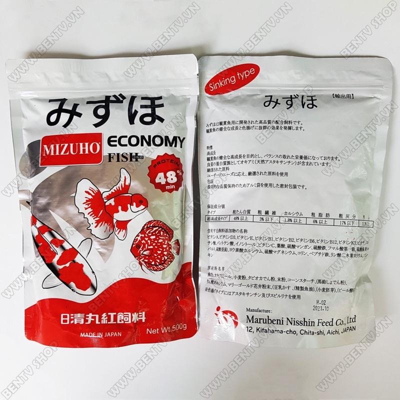 THỨC ĂN MIZUHO ECONOMY DÀNH CHO CÁ KOI, CÁ VÀNG, CÁ CẢNH 500g