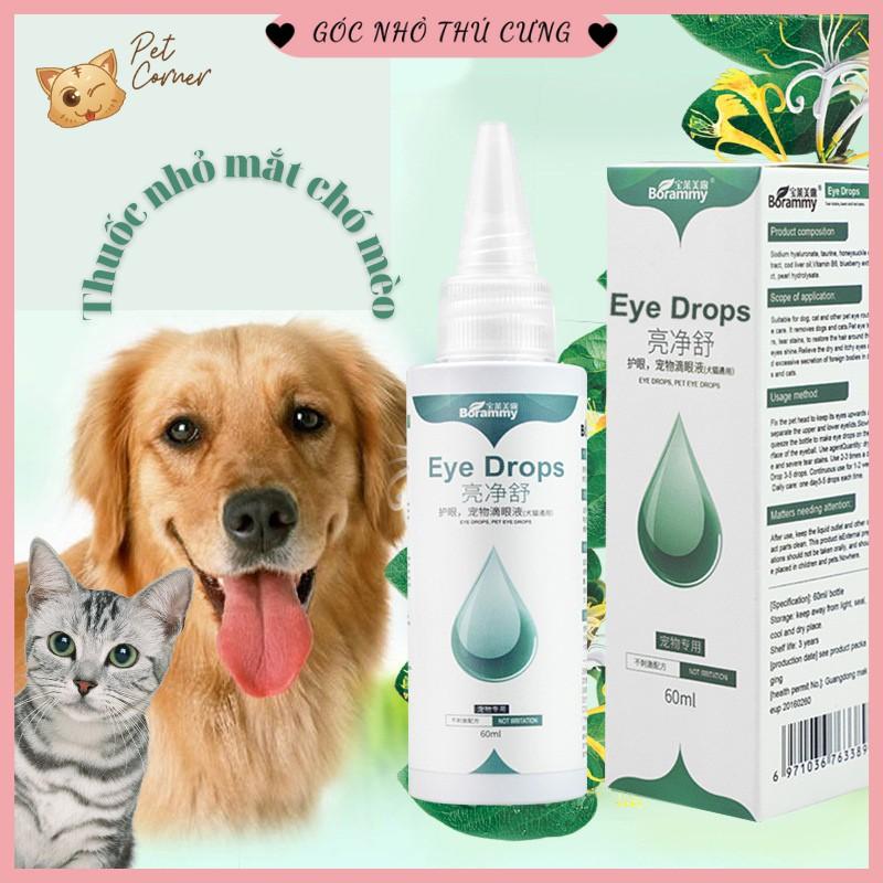 Lọ nhỏ mắt cho chó mèo Borammy 60ml