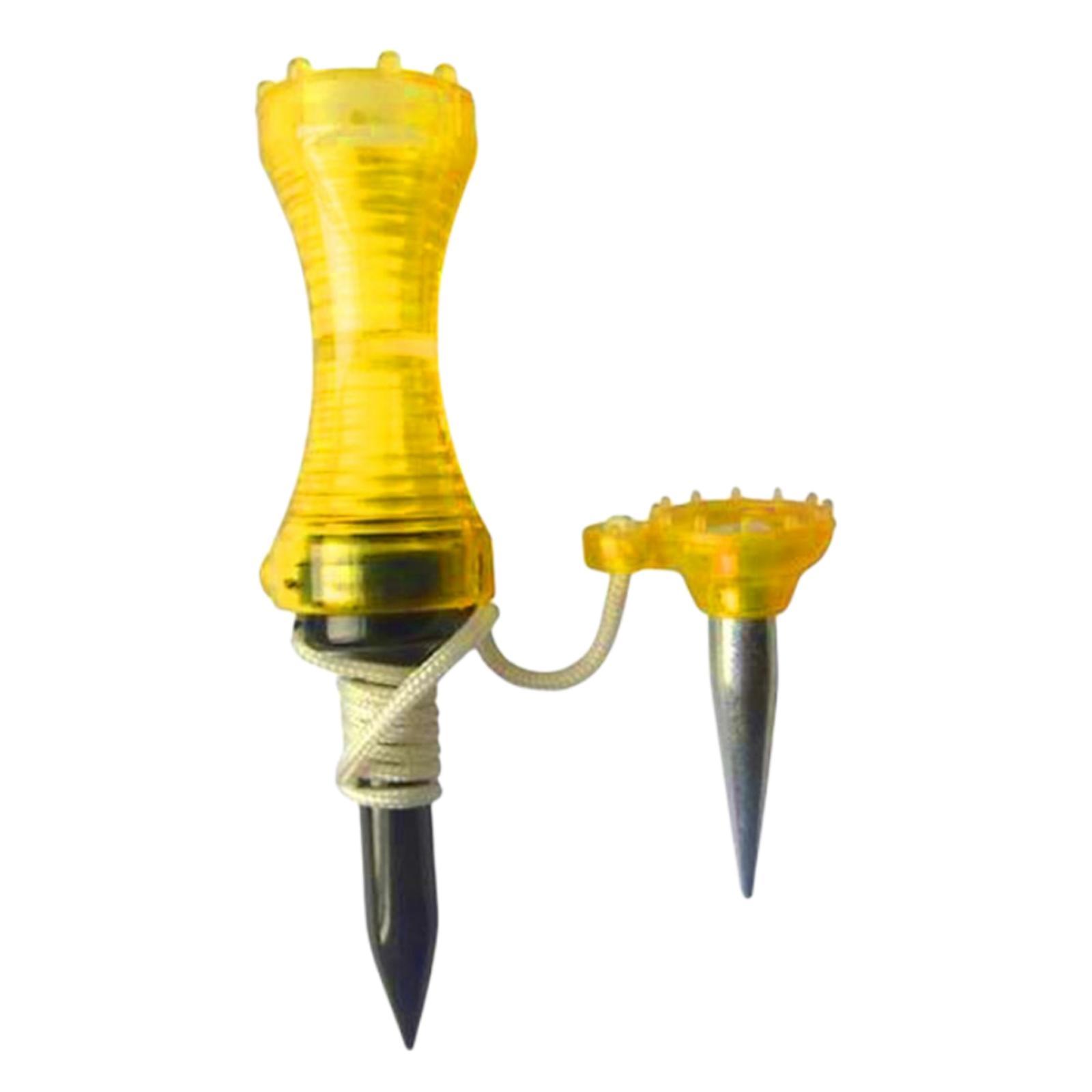 3-4pack 3.2inch Golf Tees Ball Holder Practicing Unbreakable Yellow