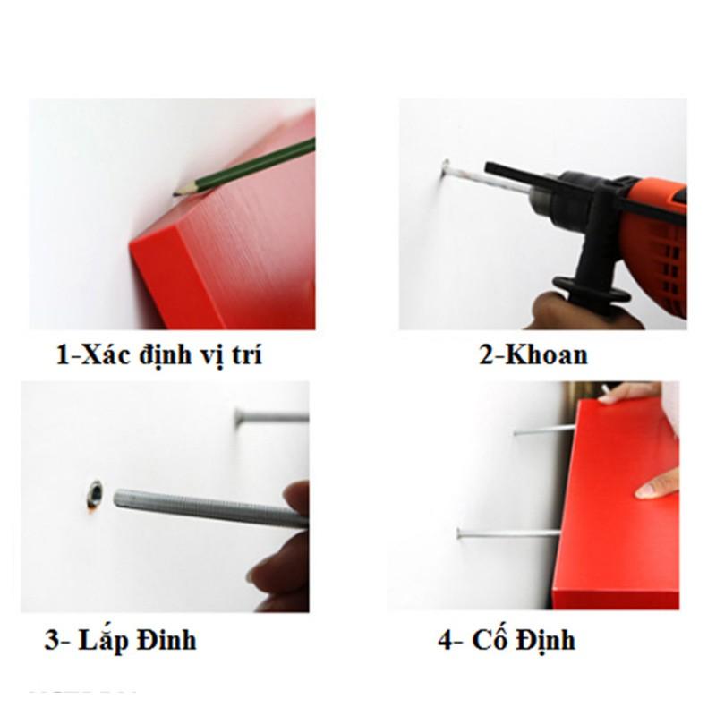 Kệ sách treo tường hình đầu hươu
