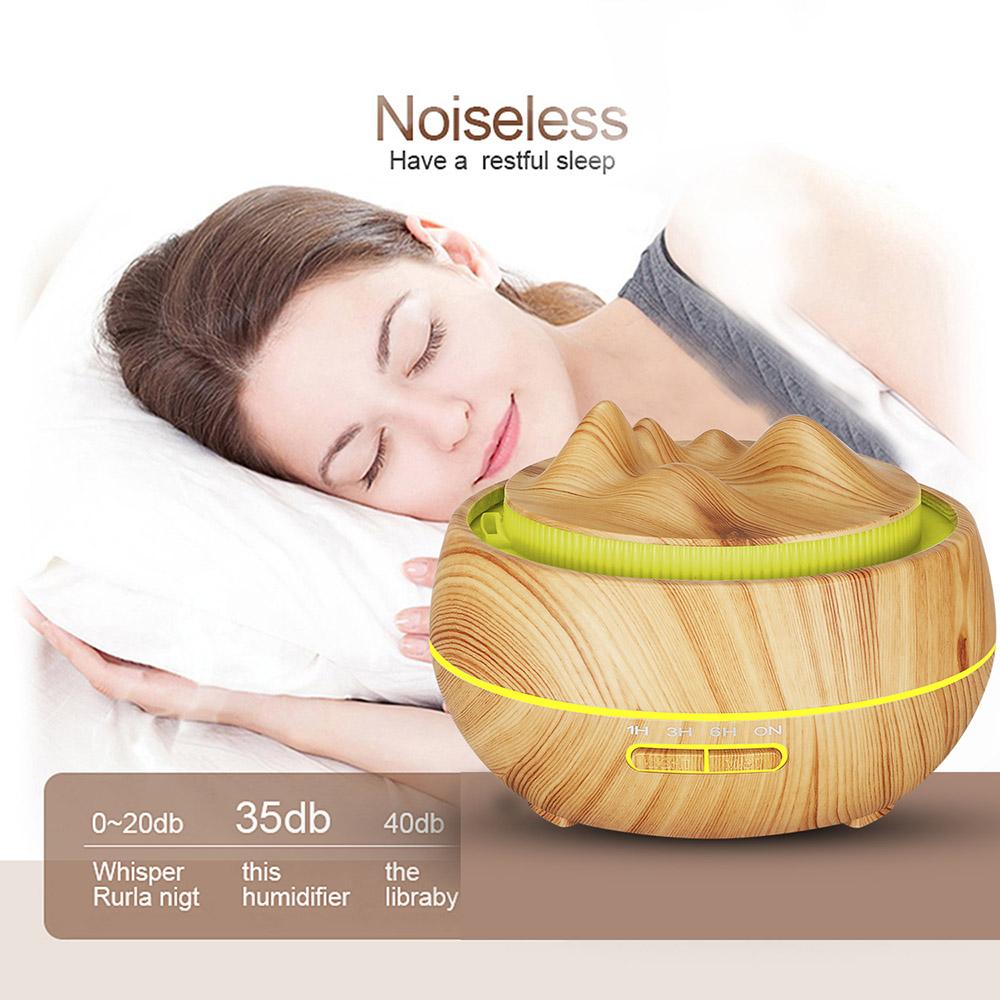 Máy xông tinh dầu, tạo ẩm không khí Aroma Diffuser với 7 đèn LED Nguồn điện 110-220V