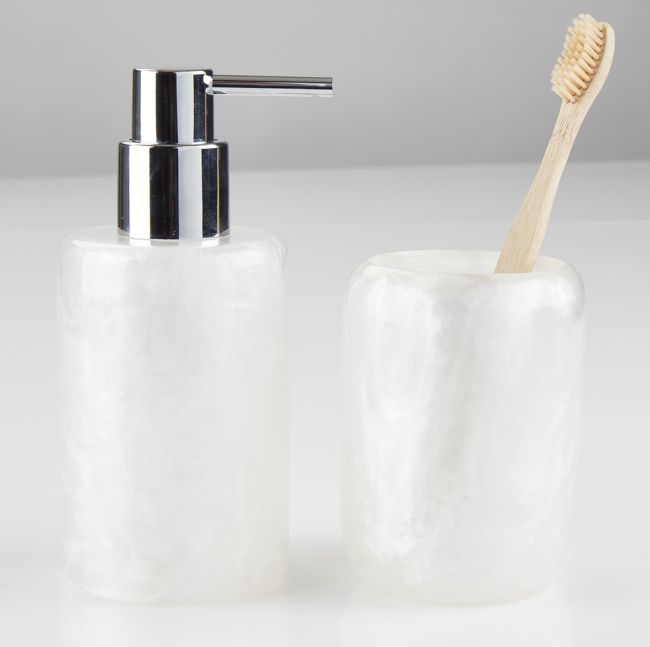 Phụ kiện phòng tắm | JYSK Listerby | polyresin | trắng | nhiều kích thước