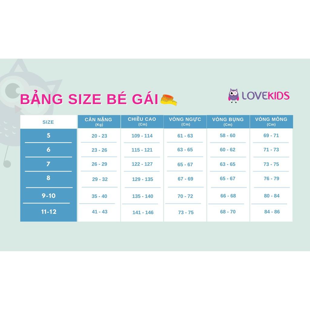 Áo cộc tay thêu hoa bé gái LKG21ST00201 - Lovekids