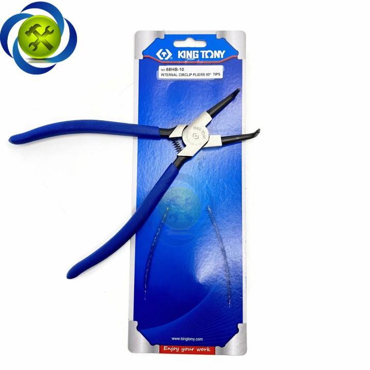 Kìm mở phe trong Kingtony 68HB-10 loại cong dài 250mm mũi 2.3mm