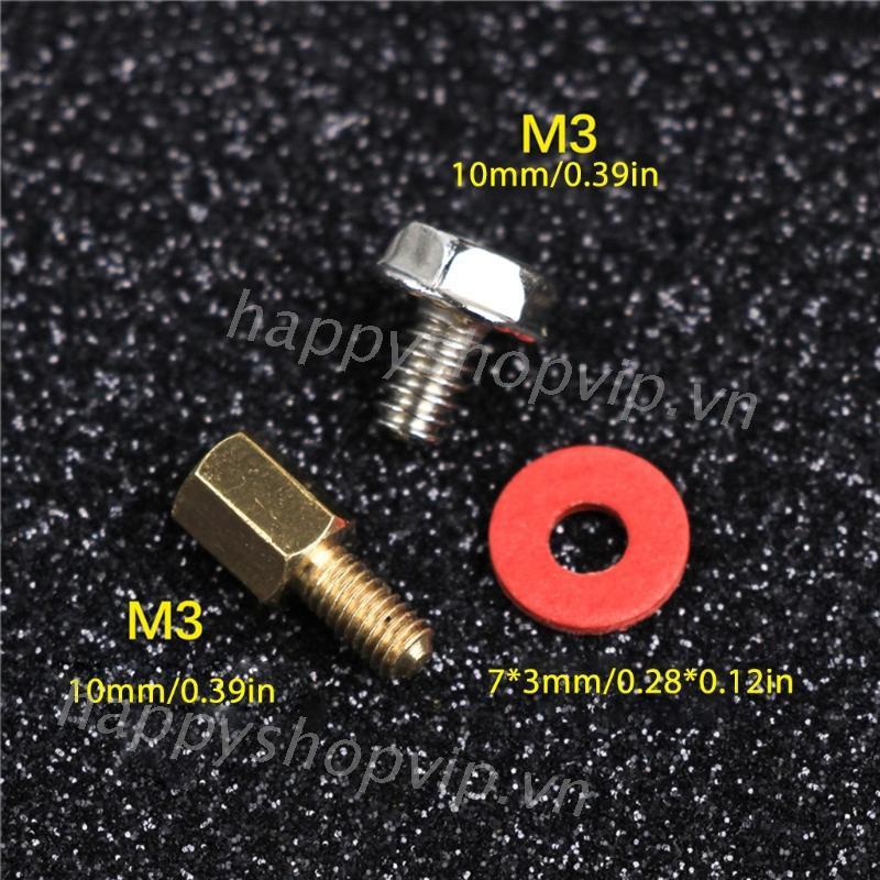 Set 20 Vòng Đệm Màu Đỏ 6.5mm 6-32-m3 Cho Bo Mạch Chủ Máy Tính