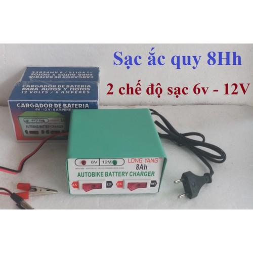 Bộ sạc điện acquy 6V và 12V