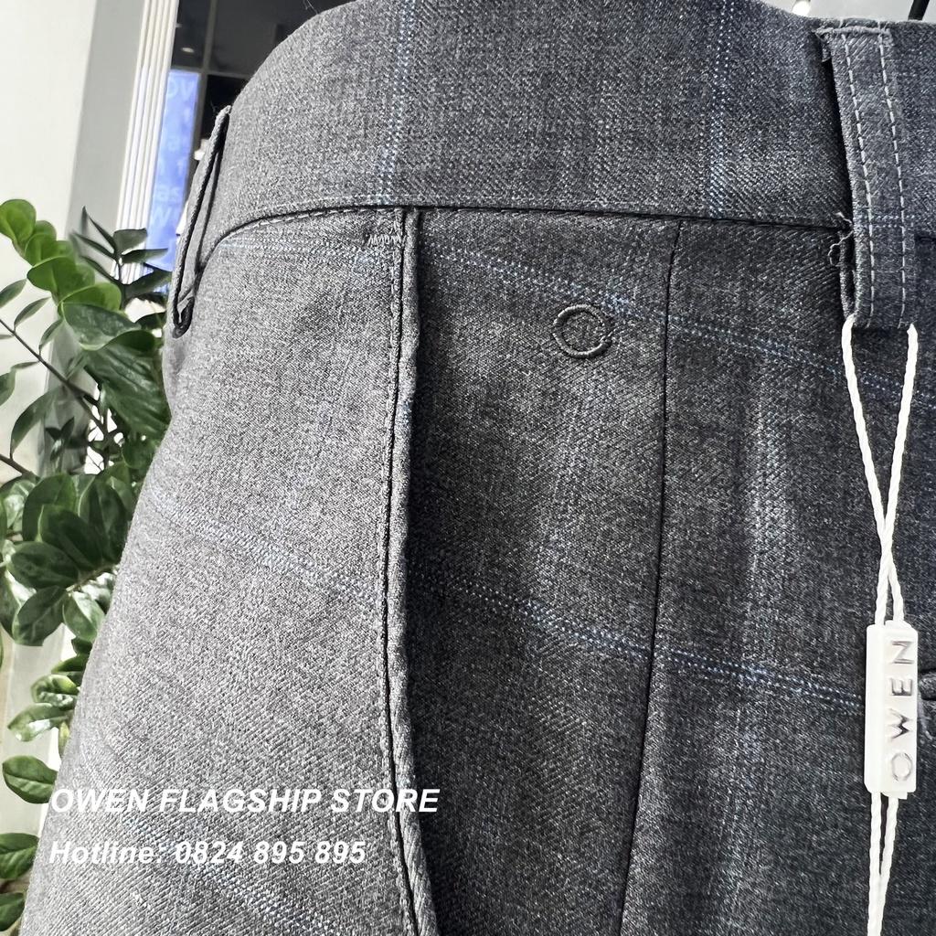 Quần short tây nam owen màu xám sáng SW231231