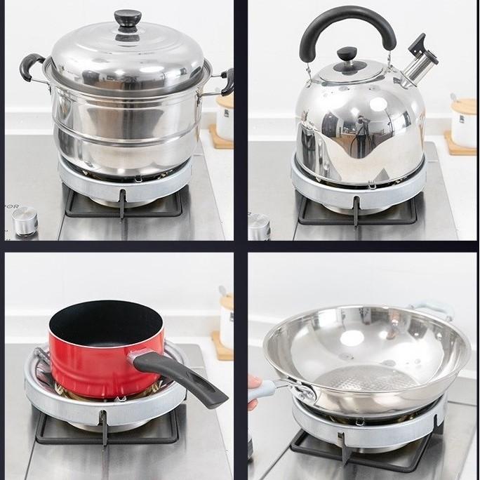 Kiềng Chắn Gió Bếp Ga Dành Cho Mọi Loại Bếp - Kiềng Bếp Ga Ngăn Tỏa Nhiệt Giảm Thời Gian Nấu Ăn, Tiết Kiệm Gas