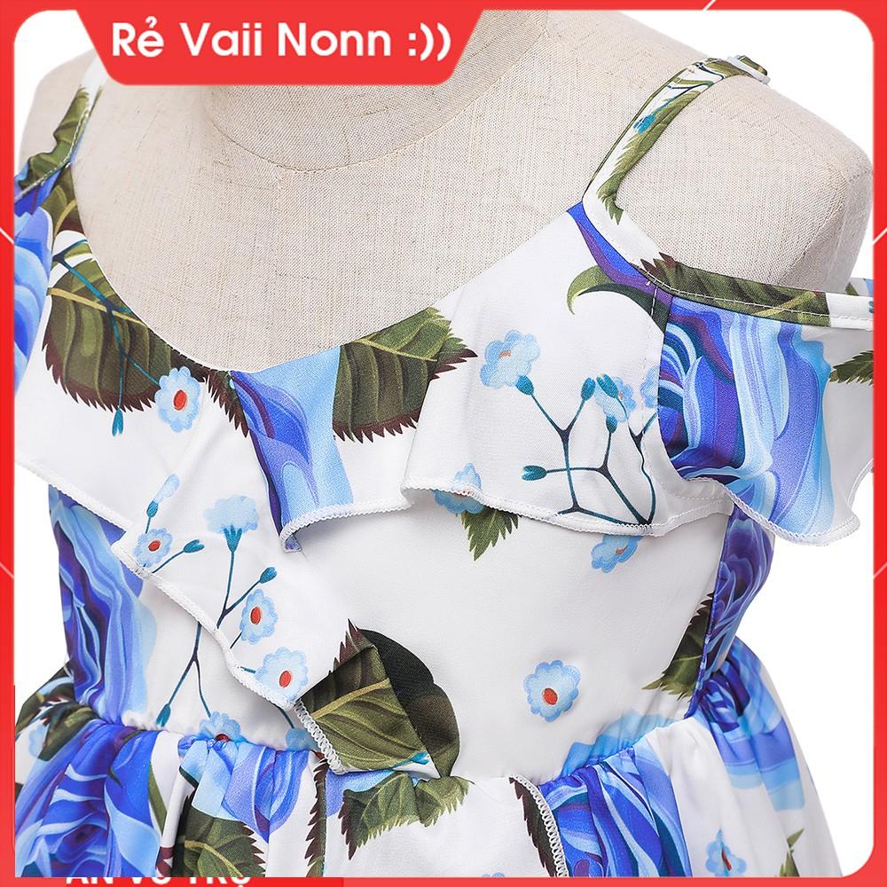 Đầm trễ vai bé gái- đầm dự tiệc cho bé gái- đầm công chúa cho bé- đảm bảo hàng đúng như mô tẩ