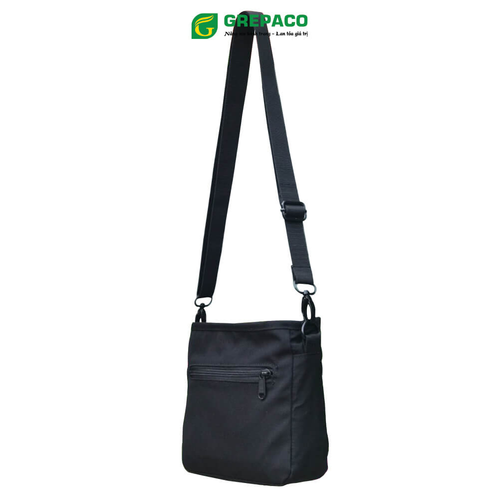 Hình ảnh Túi Đeo Chéo Grepaco Nam Nữ Unisex Vải Bố Canvas Tote Chống Nước Dạng Dây Đeo Vai Xách Đa Năng Đựng Điện Thoại Tiền Đi Học Du Lịch Thể Thao Size Mini Phong Cách Thời Trang Hàn Quốc