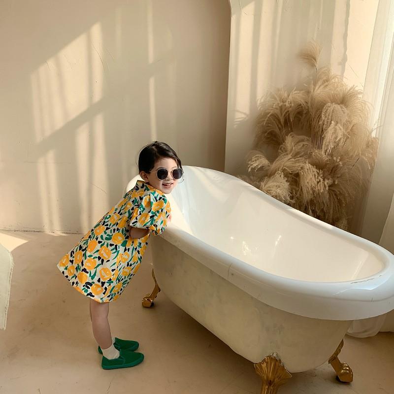Váy Hoa Công Chúa Ngọt Ngào Cho Bé Gái