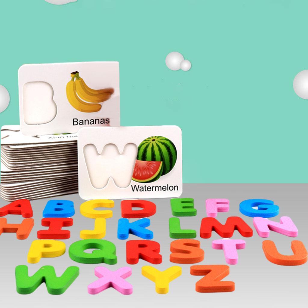 Matching Letter Game Early Educational Toy for Children Birthday Gifts