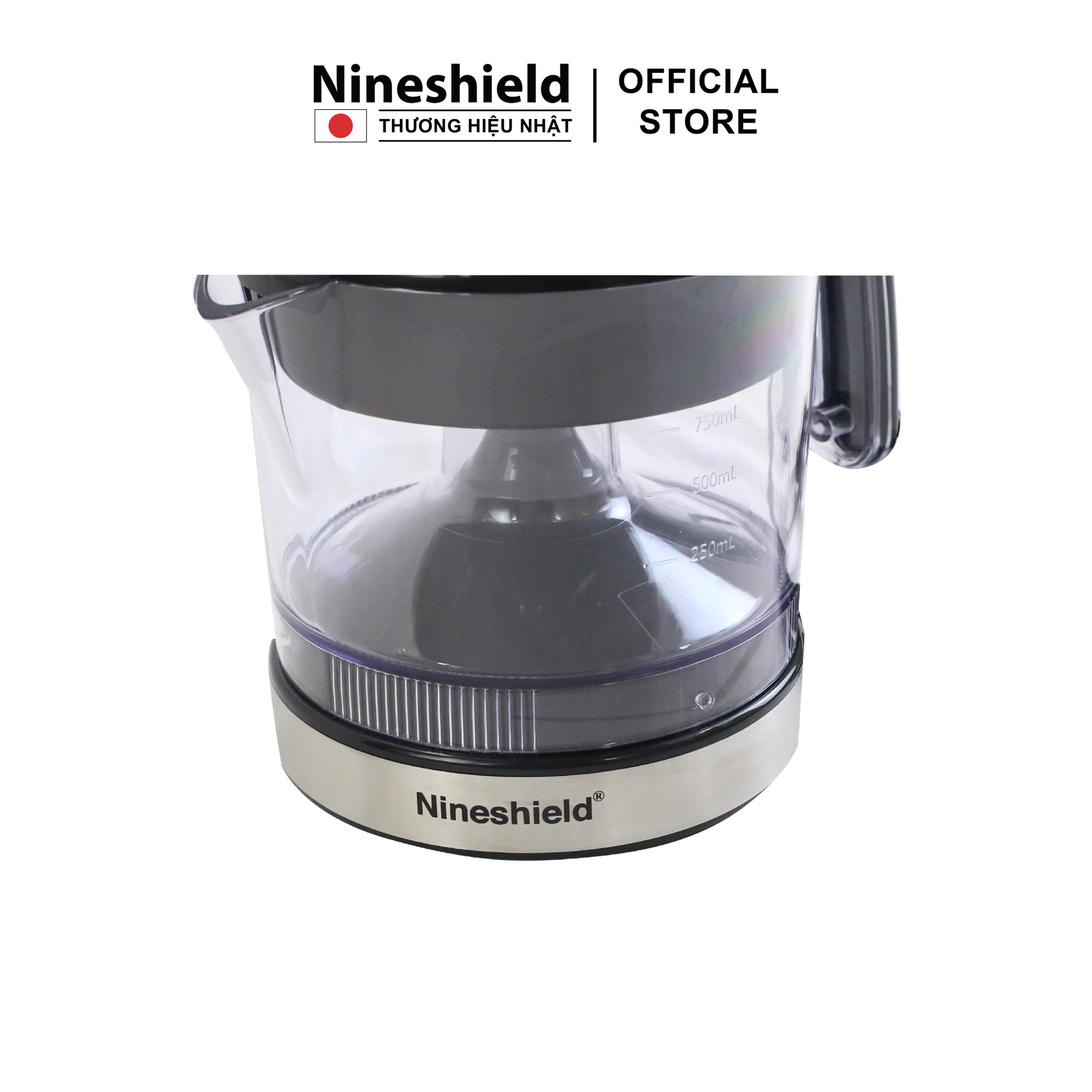 Máy vắt cam Nineshield KB L6 viền inox