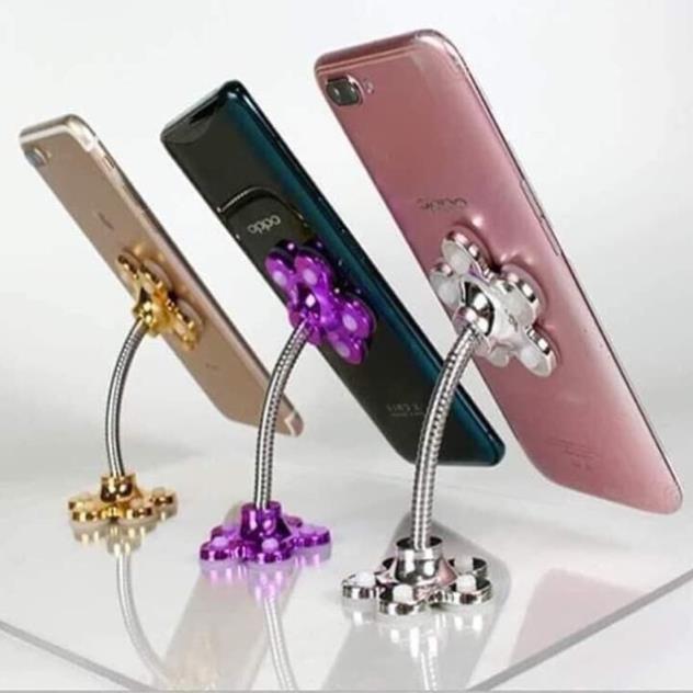 Giá đỡ điện thoại hình hoa hút 2 đầu siêu dễ thương