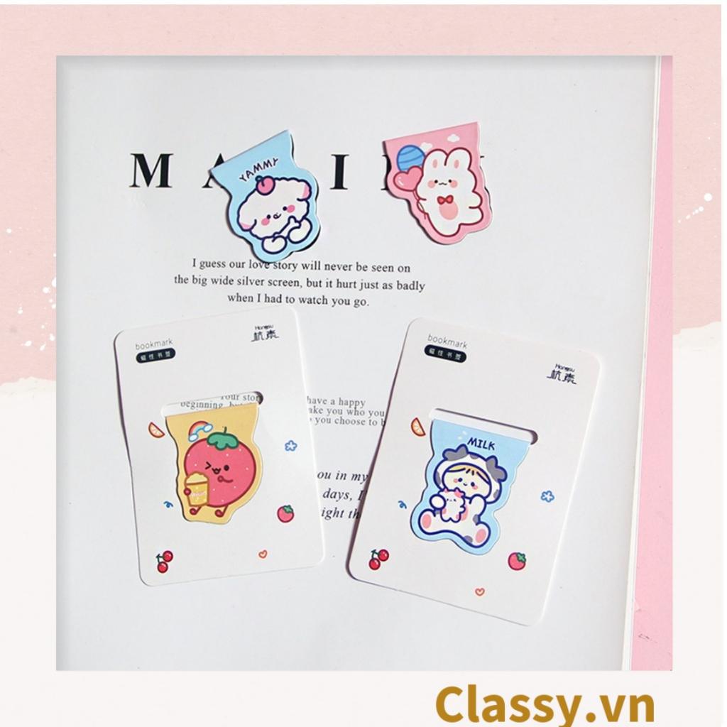 Gương trang điểm cầm tay mini 2 mặt bỏ túi kèm lược, Gương cầm tay mini Hàn Quốc siêu cute, Gương hoạt hình PK569