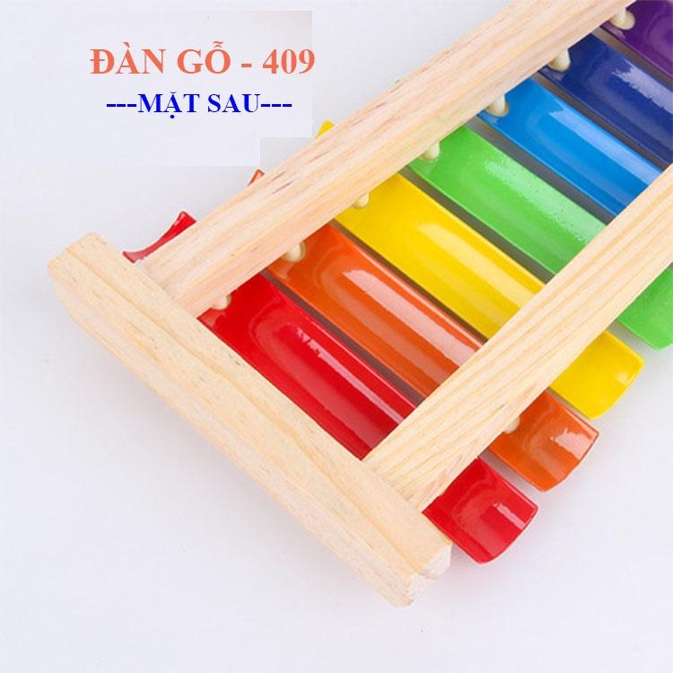 Đàn gỗ 8 thanh, đồ chơi âm nhạc Montestori cho bé chất liệu gỗ cao cấp