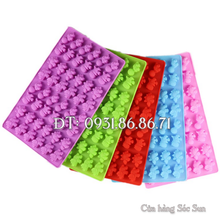 Khuôn silicon 48 con khủng long – Mã số 1431