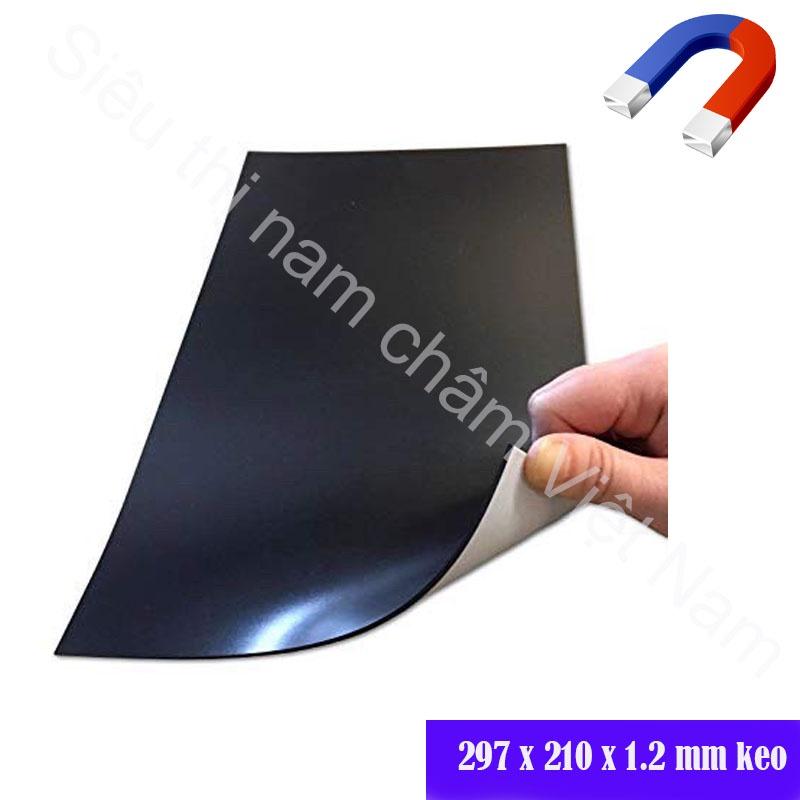 Com bo 5 tấm 1mm keo nam châm, nam châm vĩnh cửu