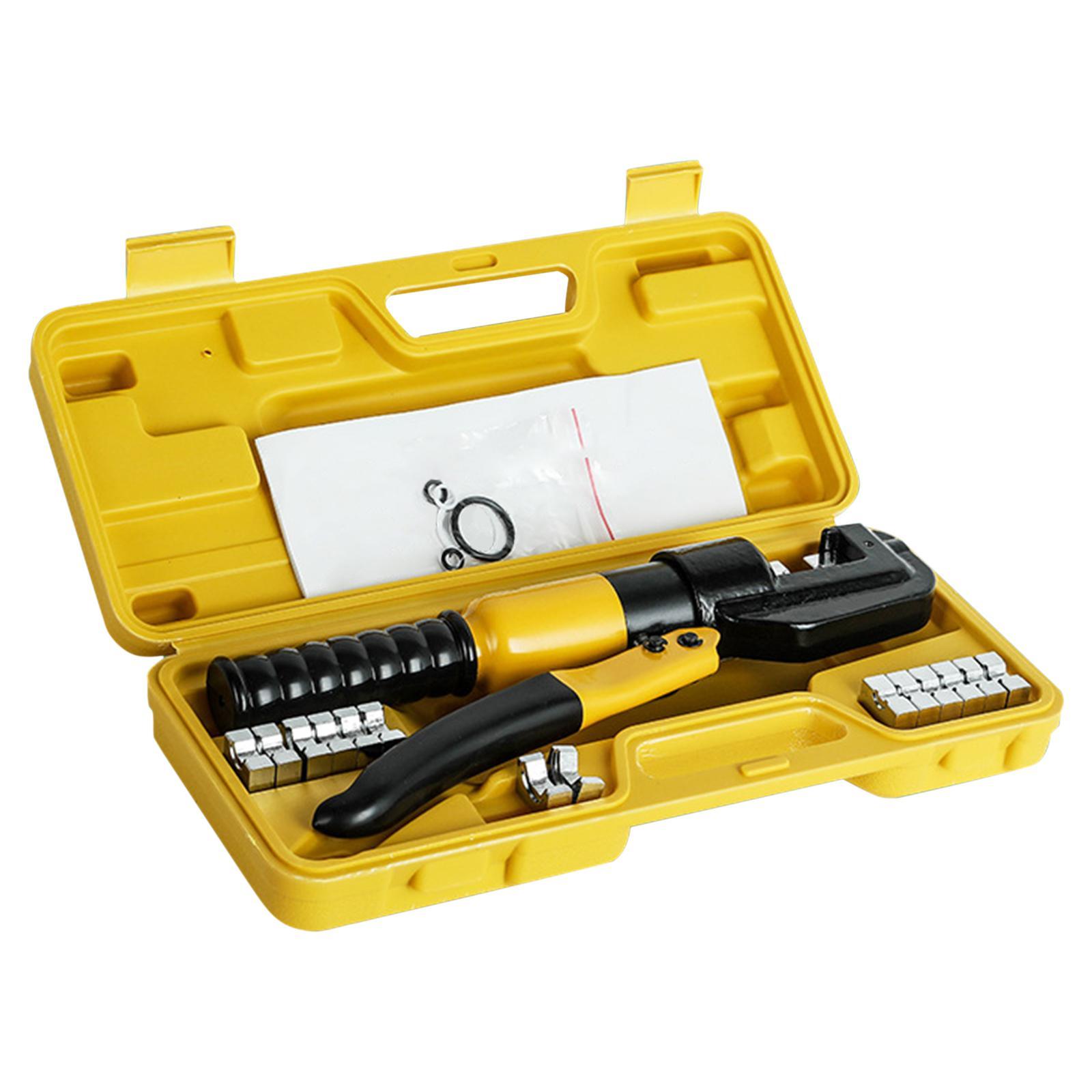 Hydraulic Electric Cable Tool Kit Wire Terminal Crimping Set for Butt Connectors