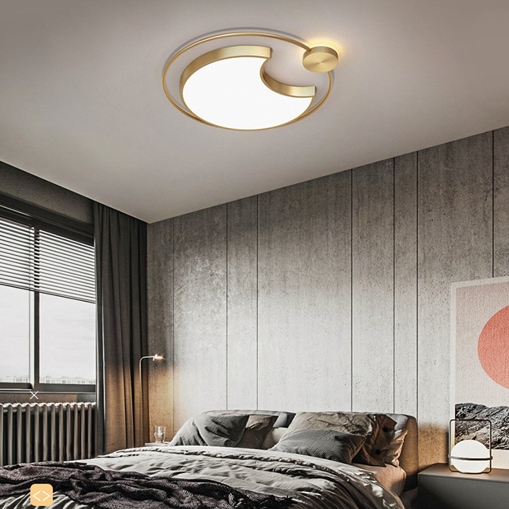 Đèn ốp trần trang trí hiện đại, đèn trần phòng khách phòng ngủ PH-D004