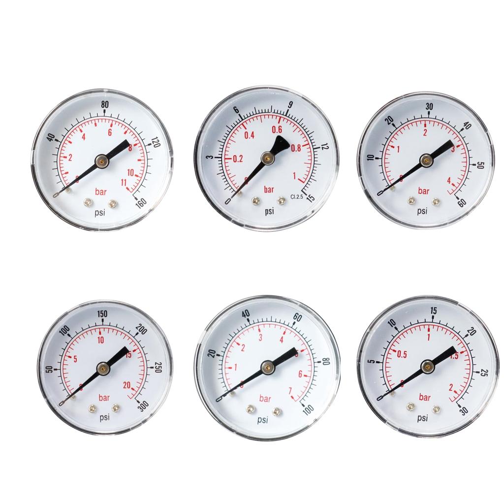 Metal Radial Pressure Gauge For Oil Air Water TS-Y50Z8 Tool