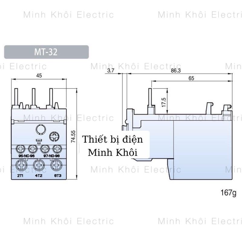 Rơ le nhiệt LS ,relay nhiệt MT-32, rơ le nhiệt cho khởi động từ, contactor